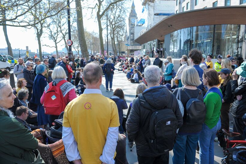 The raid on Westminster Meeting House was another example of how recent anti-protest laws have curtailed our rights as citizens. Image: Michael Preston for Quakers in Britain