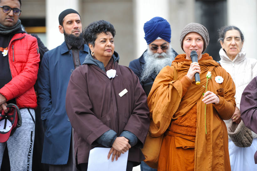 Quaker contact with other faiths has always included trying to speak to people in their own language and drawing on their own sacred texts. Credit: Michael Preston for Quakers in Britain.